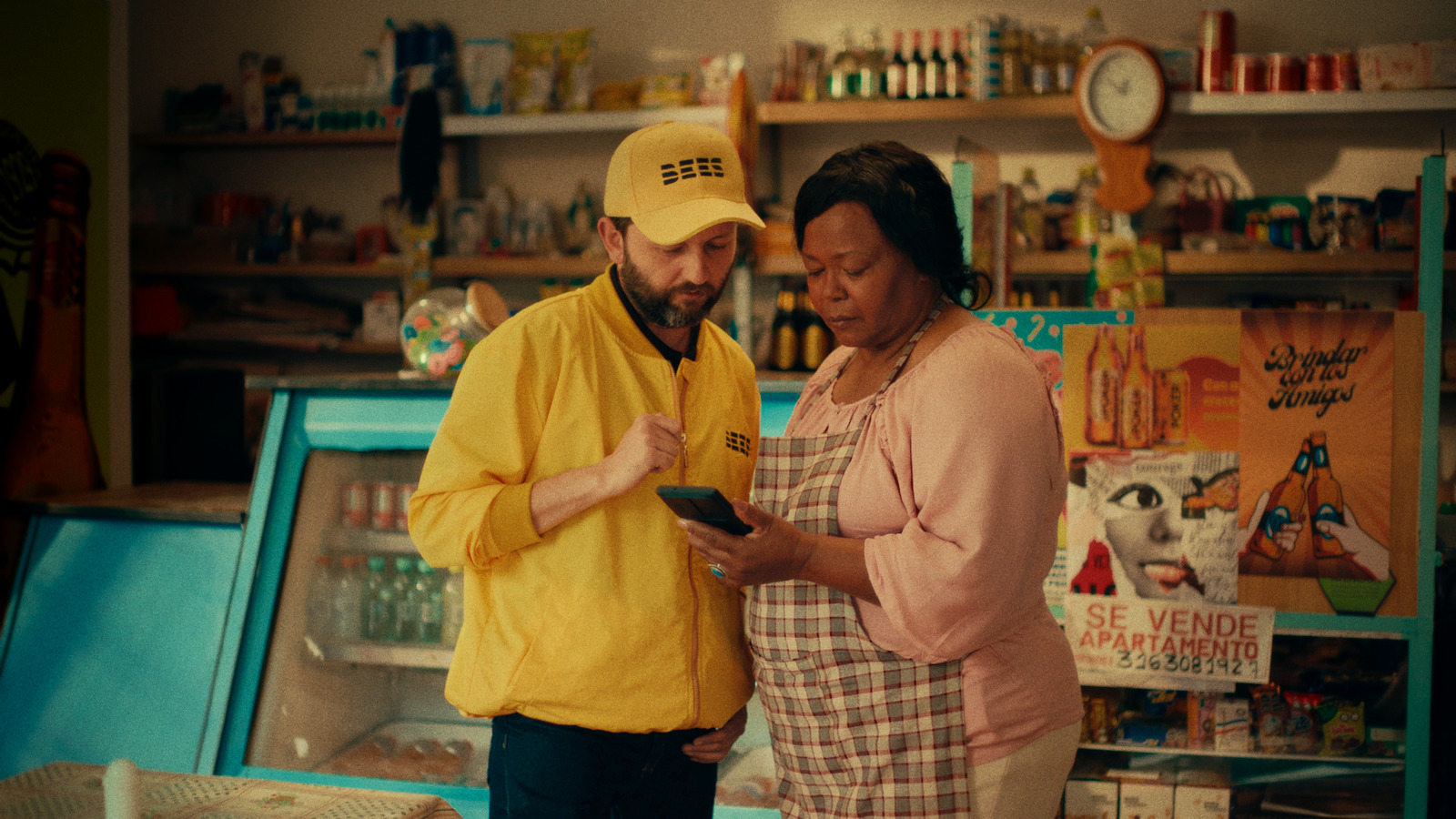 Retirement, commercial for Cerveza Poker. Colour grade by Anibal Castaño, Grade by Humans (still 16)