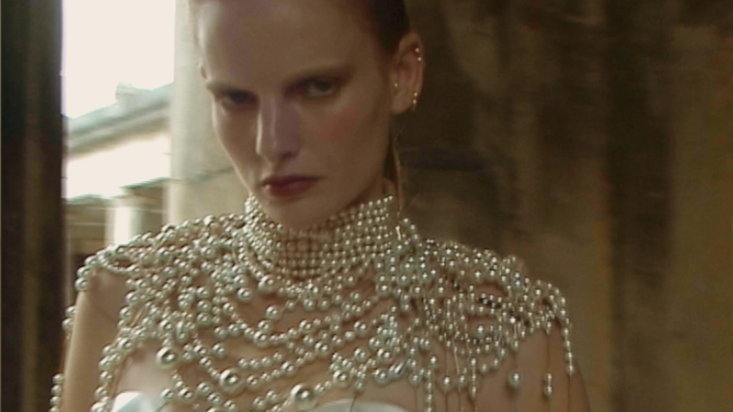 Vivienne Westwood — Bridals 2025 Couture, fashion campaign. Cinematography by Anibal Castaño, still 7